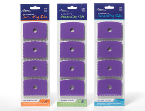 Decorating Ribs Set A - Xiem Tools – Ceramix Australia