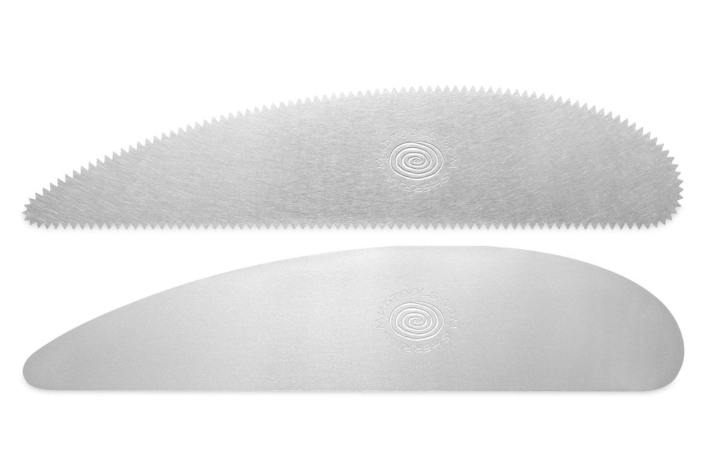 Extra Long Scraper (Smooth Edge) Stainless Rib - Mudtools – Ceramix ...